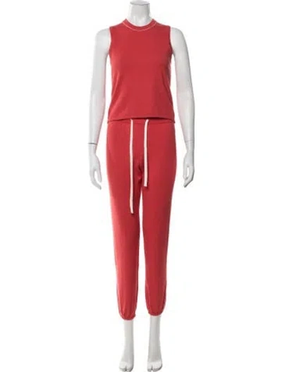 Pre-owned Monrow Lounge Set In Red