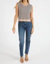 MONROW MERINO WOOL SWEATER VEST IN DUSK WINTER