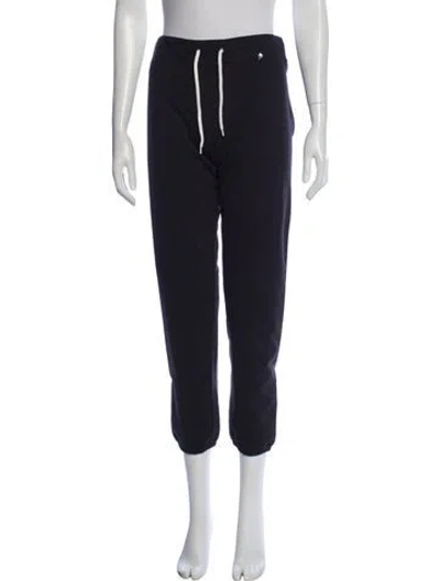 Pre-owned Monrow Nylon Sweatpants In Blue
