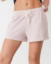 Monrow Original Fleece Ultimate Short In Chalk Pink