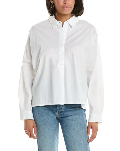 Monrow Oversized Shirt In White