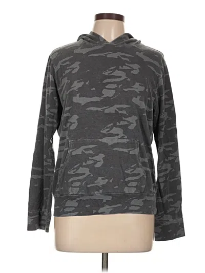 Pre-owned Monrow Pullover Hoodie In Gray