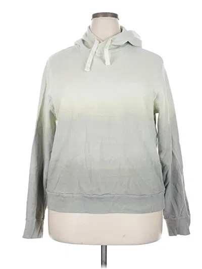 Pre-owned Monrow Pullover Hoodie In Green