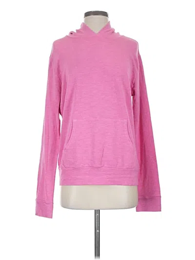 Pre-owned Monrow Pullover Hoodie In Pink
