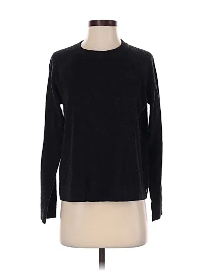 Pre-owned Monrow Pullover Sweater In Black