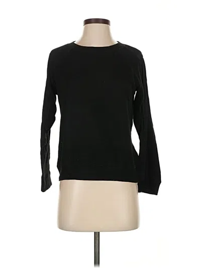 Pre-owned Monrow Pullover Sweater In Black
