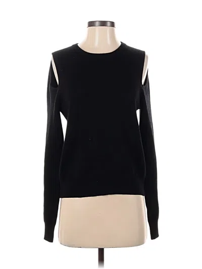 Pre-owned Monrow Pullover Sweater In Black