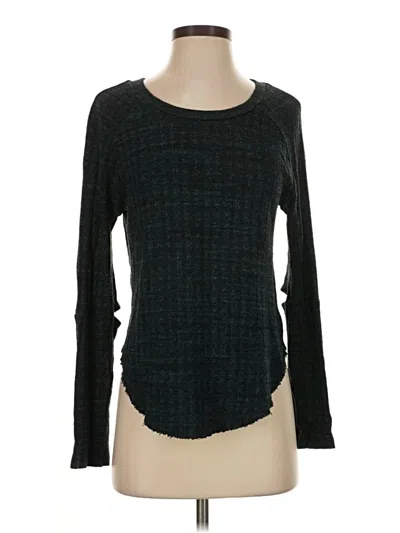 Pre-owned Monrow Pullover Sweater In Black