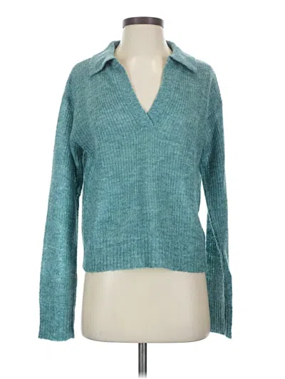 Pre-owned Monrow Pullover Sweater In Blue