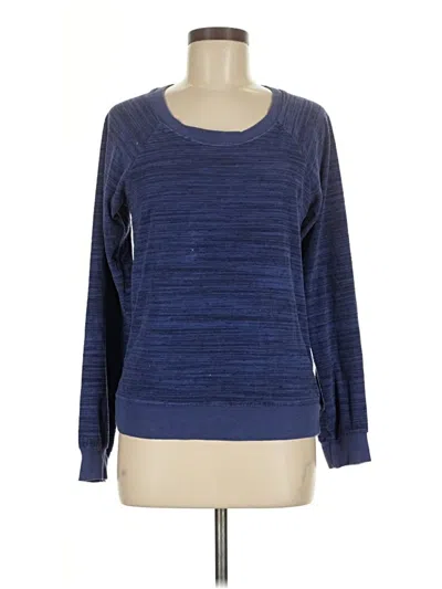 Pre-owned Monrow Pullover Sweater In Blue