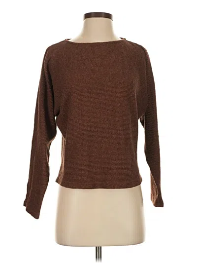 Pre-owned Monrow Pullover Sweater In Brown