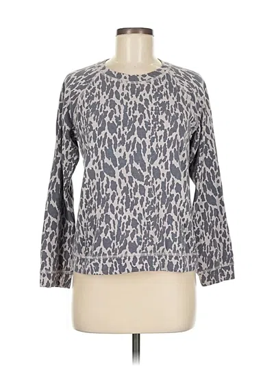 Pre-owned Monrow Pullover Sweater In Gray