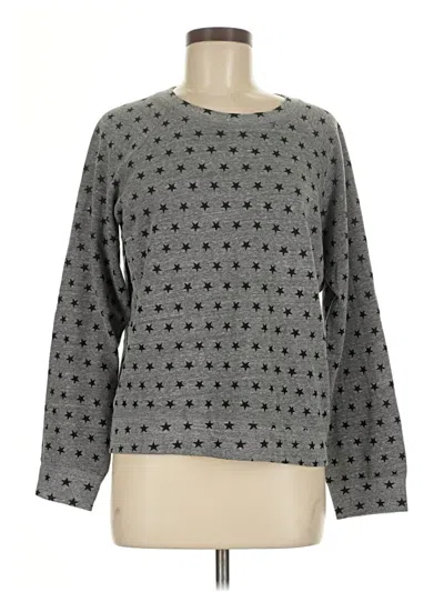 Pre-owned Monrow Pullover Sweater In Gray