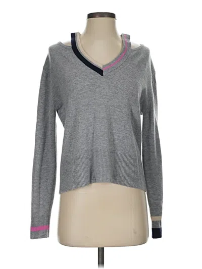Monrow Pullover Sweater In Gray