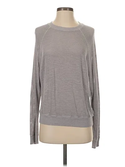 Pre-owned Monrow Pullover Sweater In Gray