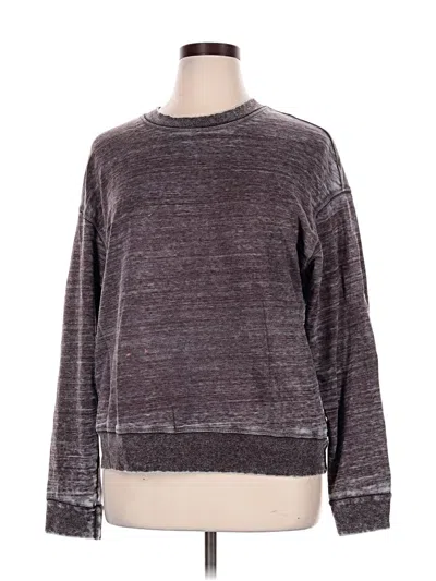 Pre-owned Monrow Pullover Sweater In Gray