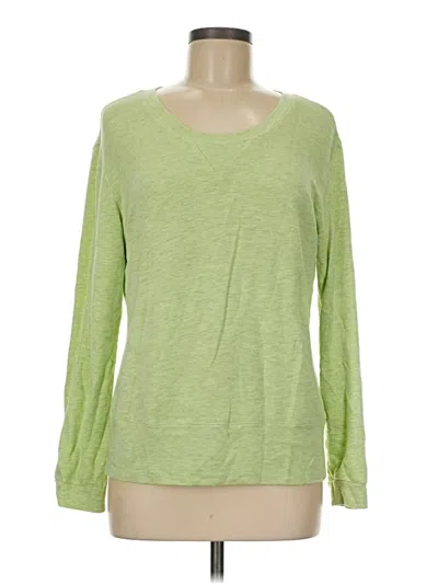 Pre-owned Monrow Pullover Sweater In Green