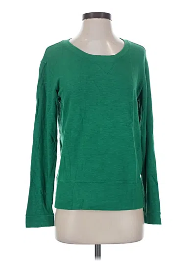 Pre-owned Monrow Pullover Sweater In Green