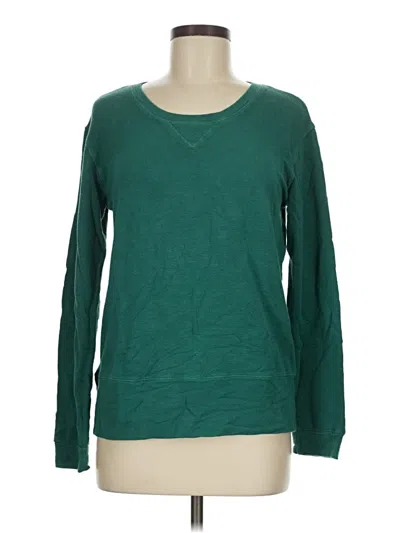 Pre-owned Monrow Pullover Sweater In Green