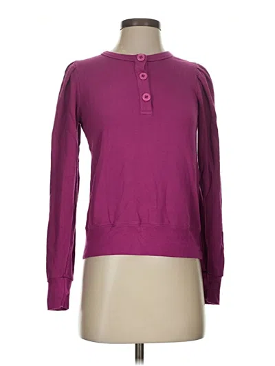 Pre-owned Monrow Pullover Sweater In Purple