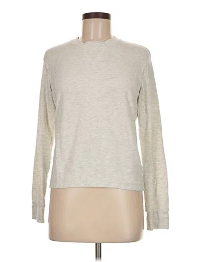 Pre-owned Monrow Pullover Sweater In Silver
