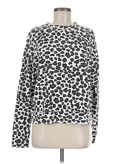 Pre-owned Monrow Pullover Sweater In Silver