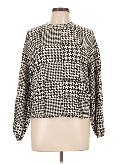 Pre-owned Monrow Pullover Sweater In Silver