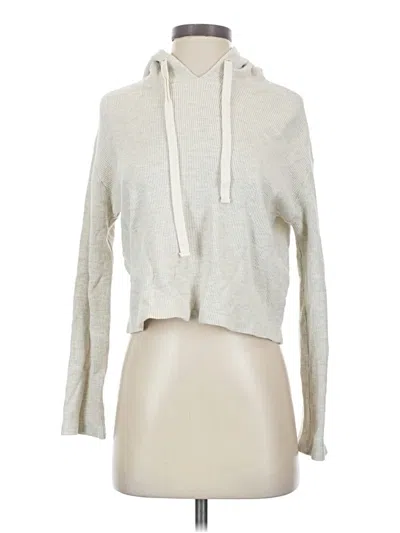 Pre-owned Monrow Pullover Sweater In Silver