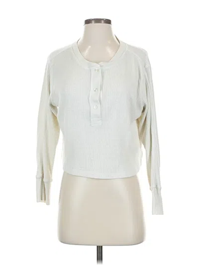 Pre-owned Monrow Pullover Sweater In White