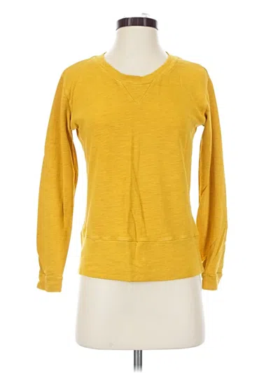 Pre-owned Monrow Pullover Sweater In Yellow