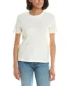 Monrow Oversized V Neck Tee In Brown