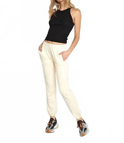 Monrow Ribbed Tank Top In Black In Multi