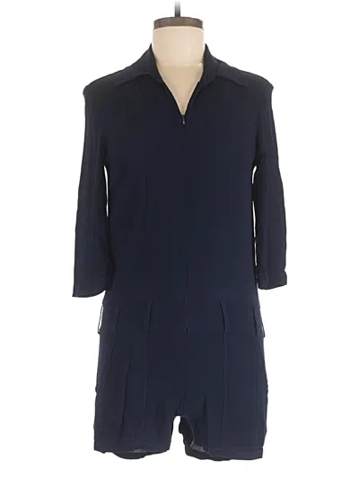Pre-owned Monrow Romper In Blue