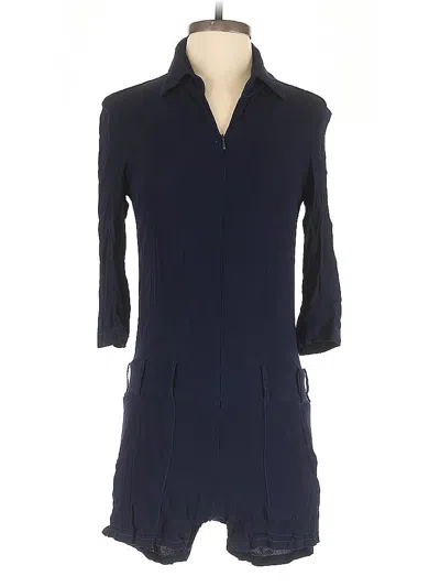 Pre-owned Monrow Romper In Blue