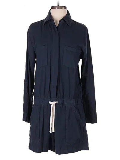 Pre-owned Monrow Romper In Blue