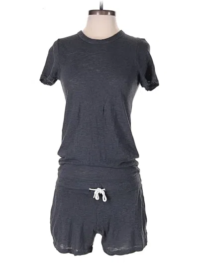 Pre-owned Monrow Romper In Gray