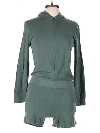Pre-owned Monrow Romper In Green