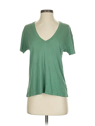 Pre-owned Monrow Short Sleeve T-shirt In Green