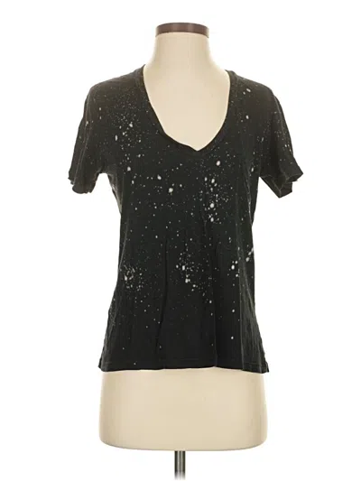 Pre-owned Monrow Short Sleeve T-shirt In Black