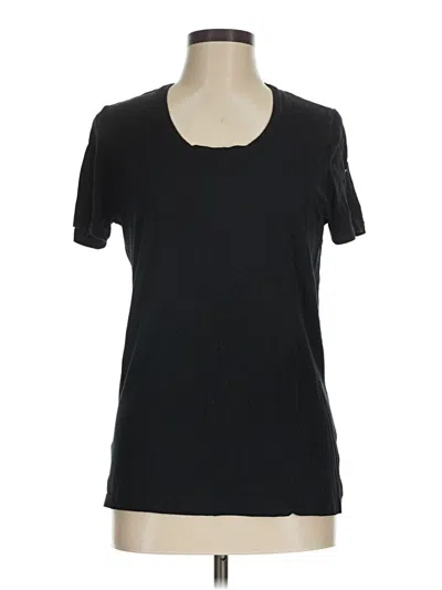 Pre-owned Monrow Short Sleeve T-shirt In Black