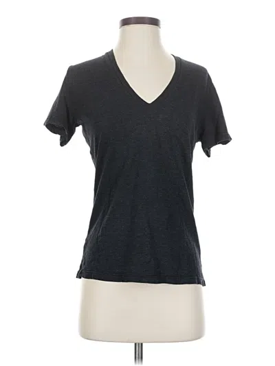 Pre-owned Monrow Short Sleeve T-shirt In Gray
