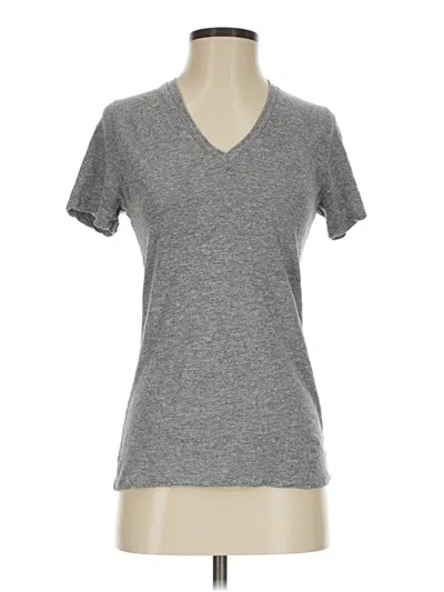 Pre-owned Monrow Short Sleeve T-shirt In Gray