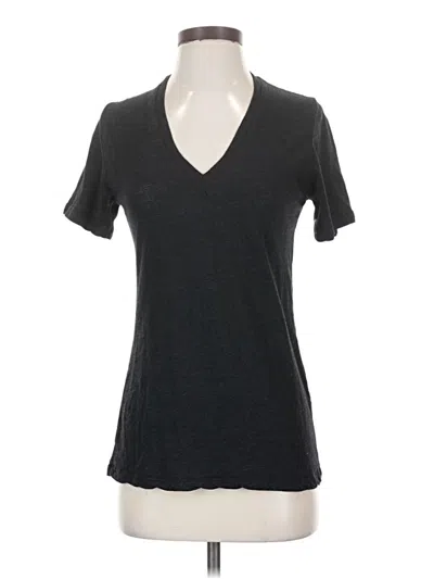Pre-owned Monrow Short Sleeve T-shirt In Gray