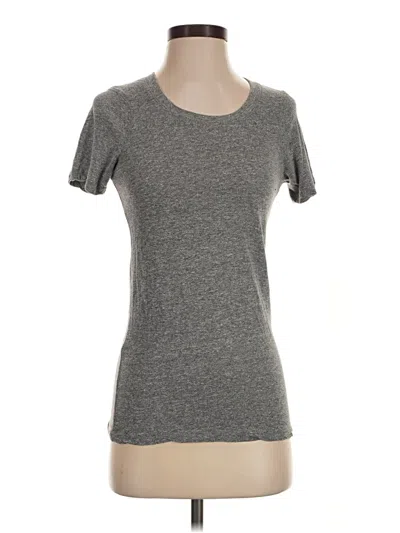 Pre-owned Monrow Short Sleeve T-shirt In Gray