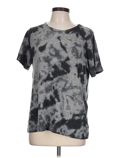Pre-owned Monrow Short Sleeve T-shirt In Gray
