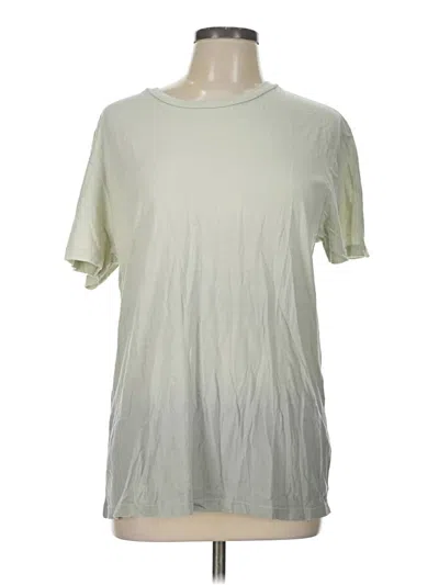 Pre-owned Monrow Short Sleeve T-shirt In Ivory