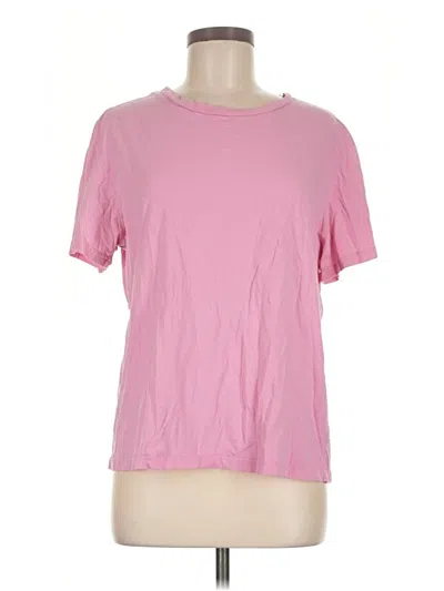 Pre-owned Monrow Short Sleeve T-shirt In Pink