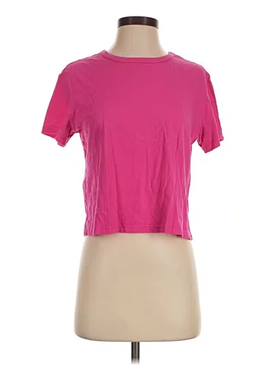 Pre-owned Monrow Short Sleeve T-shirt In Pink