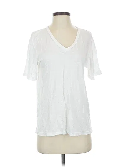 Pre-owned Monrow Short Sleeve T-shirt In White