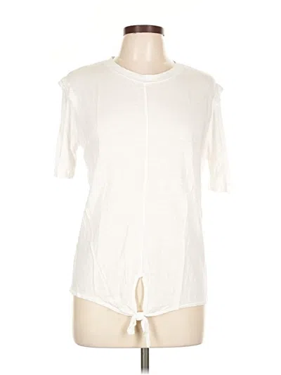 Pre-owned Monrow Short Sleeve T-shirt In White